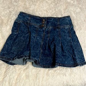Denim Short-skirt